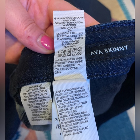 🆕️ NWT Lucky Brand Ava Skinny jeans - Picture 8 of 8